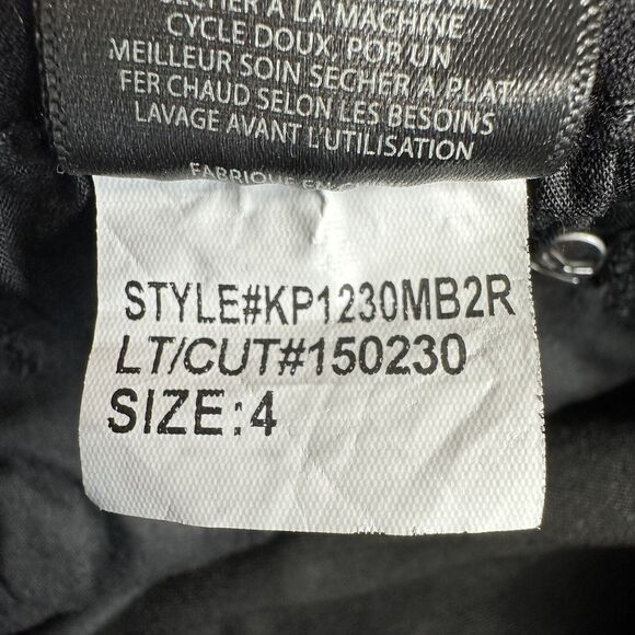 Kut From Kloth CARLO ANKLE SKINNY Size 4 Black Raw Hem Jeans Denim Pants 27x27 - Picture 10 of 10